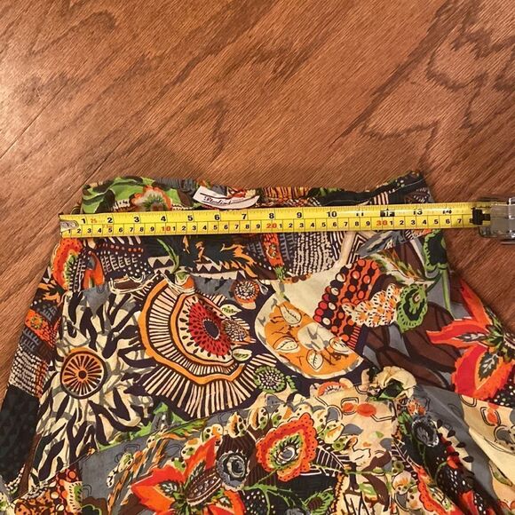Sterling Styles size small I believe, see waist measurement long colorful skirt - Picture 8 of 11
